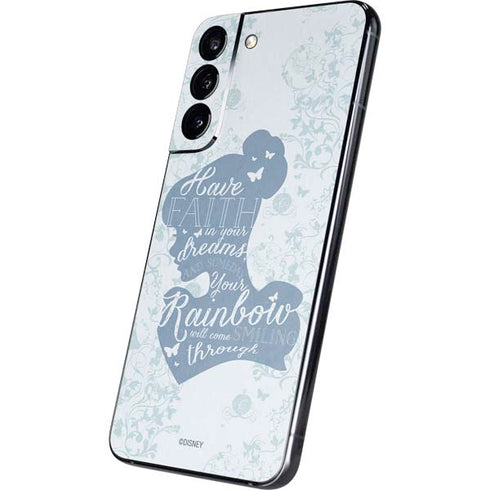 Disney Cinderella Faith In Your Dreams Silhouette Galaxy S22 Plus Skin